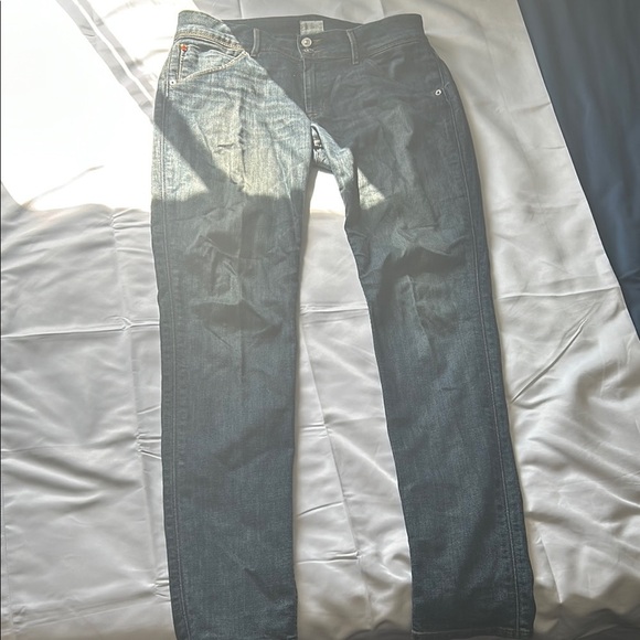 Slim Blue Jeans with Vintage Fading - Picture 1 of 5